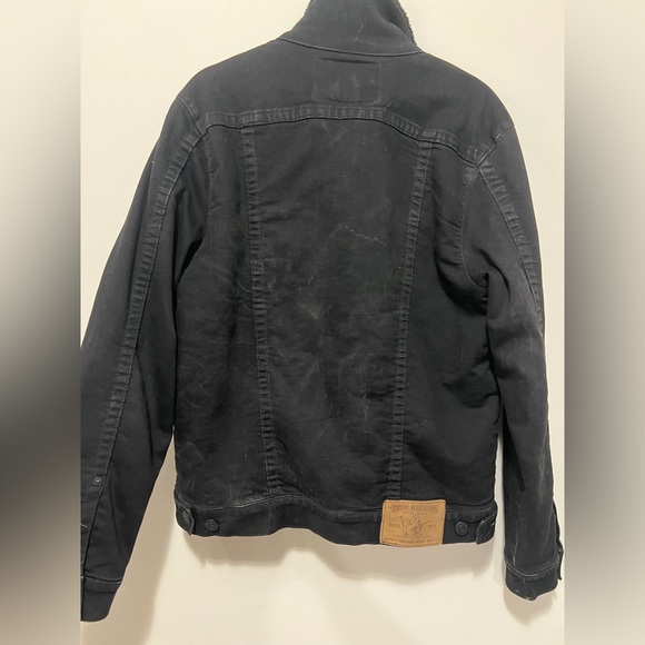 True Religion Black Denim Jacket - Picture 2 of 2